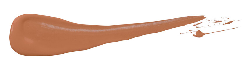 brown brush isolated on transparent background