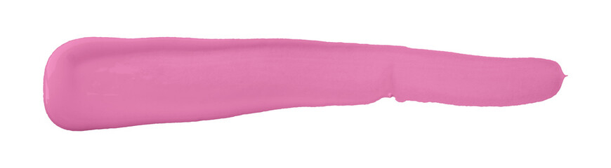 pink brush isolated on transparent background