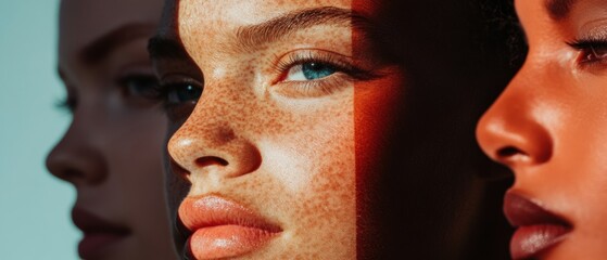 Chromatic Identity Inclusive Beauty Campaign for Children With Alopecia Awareness - Intersectional Storytelling in Vibrant Portrait Design