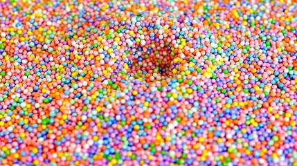 Colorful sprinkles with textured background.