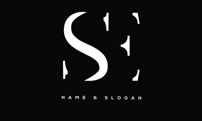 SE, ES Abstract Letters Logo Monogram