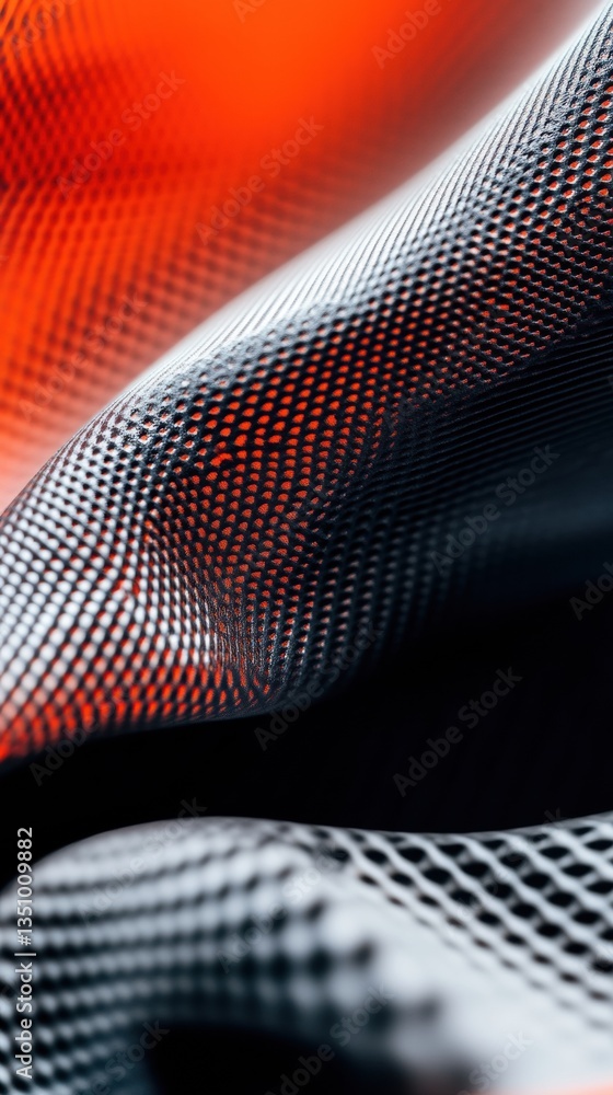 Leinwandbilder Dynamic Mesh Texture Innovation Futuristic Gradient Micronetwork Visualization for Advanced Design, Tech Branding and Next-Gen Visual Communication