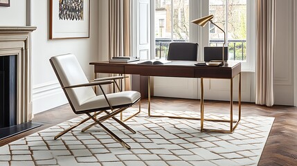 Modern Home Office Interior Design. (30)