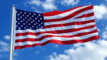 Fototapeta premium USA flag. United States America. USA flag icon