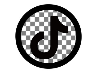 tiktok logo icon vector And Icon. 