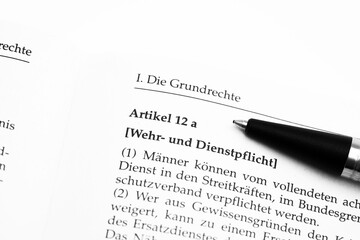Wehrpflicht Grundgesetz