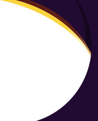 Elegant Gold Curve Border