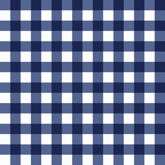 Blue and white plaid