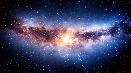 A beautiful depiction of a galaxy filled with stars