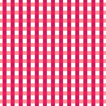 Seamless Pink and White Checkered Pattern &ndash; Vector Background for Textile, Graphic Design, and Digital Use