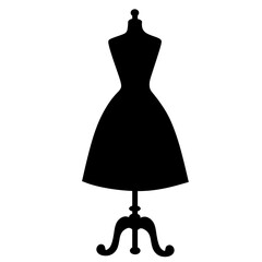 boutique mannequin. Fashion sewing mannequin
