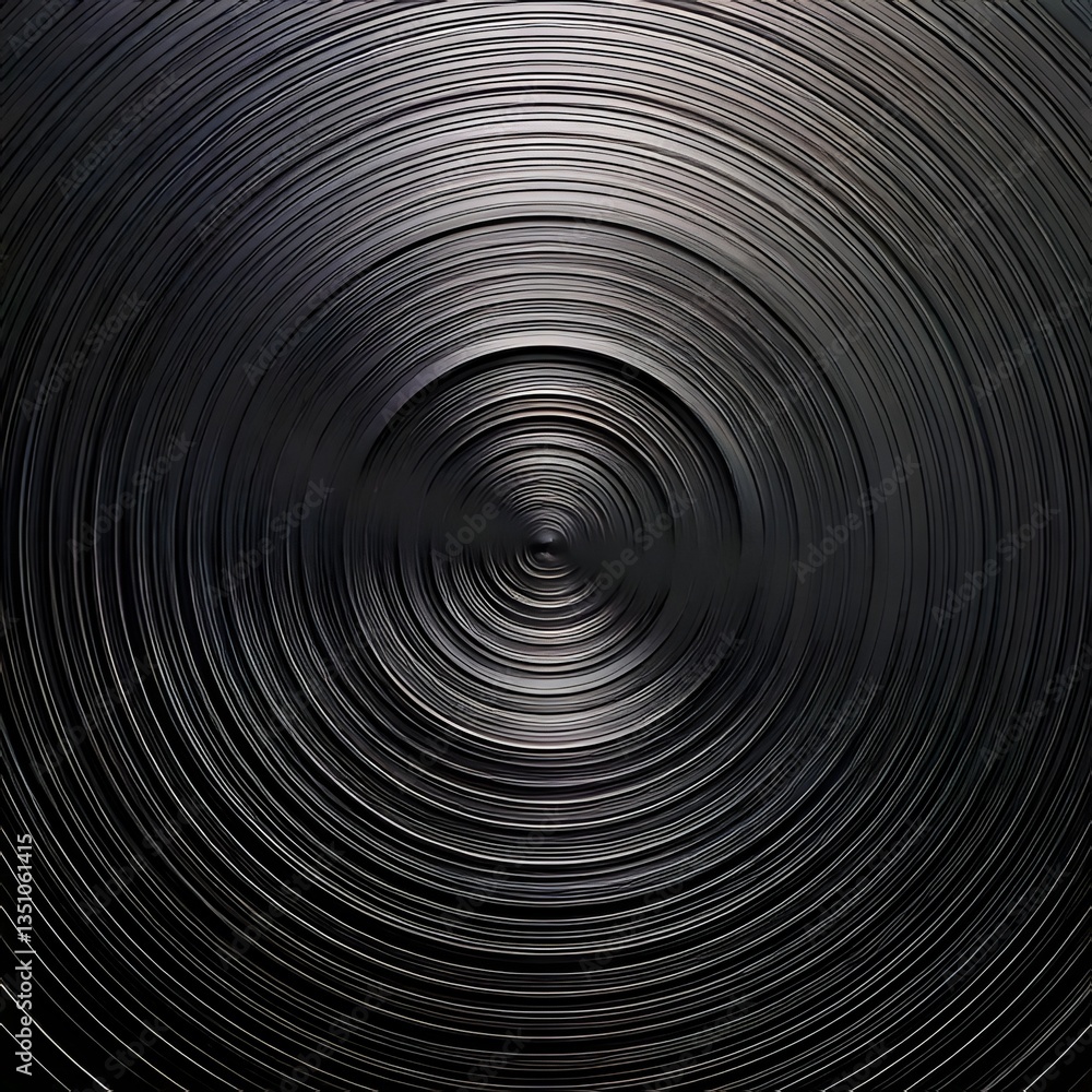 Aufkleber abstract metallic tunnel with swirling light and intricate patterns