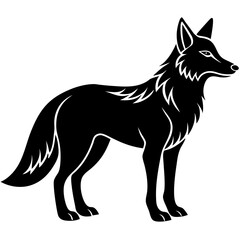 vector image of a fox