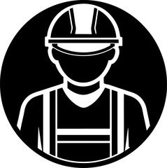 vector illustration of a construction worker