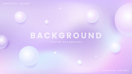 White spheres on a purple gradient background suitable for abstract backgrounds, technology concepts, web design, and modern decorative elements
