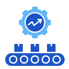 Lean Manufacturing Process  Icon Element For Design	