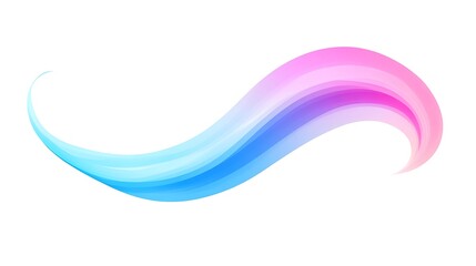 Abstract Colorful Wave Design. (1)