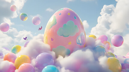 egg, eggs, holiday, spring, decoration, celebration, color, colorful, easter egg, design, green, card, symbol, pattern, grass, season, illustration, vector, bunny, cute