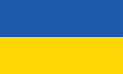 National flag of Ukraine Vector image