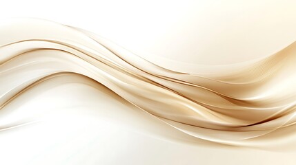 Beige Abstract Wave Background. (1)