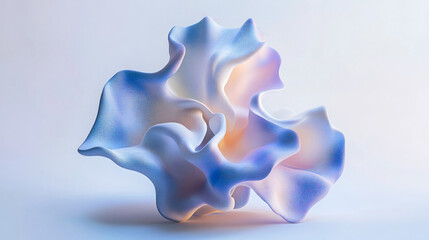 Obraz premium Delicate white and blue flower blossom surrounded by soft natural light highlighting its unique features and creating a peaceful atmosphere.