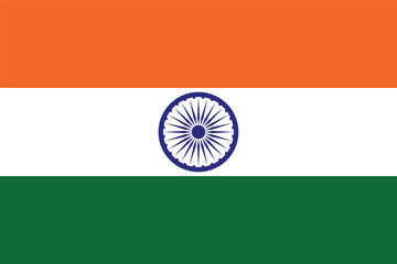 National flag of India vector image