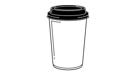 Isolated Coffee Cup Takeout Beverage