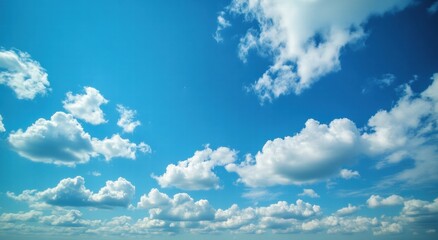 blue sky with clouds