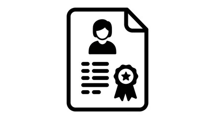 Isolated Diploma with Star Award