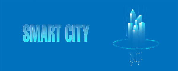 ai building city technology smart digital tech concept future 3d architecture iot vector infrastructure home background industry artificial build construction cloud architect isometric design abstract