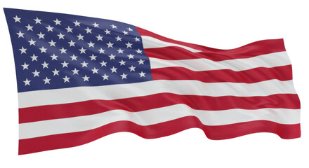 Obraz premium Realistic American Flag