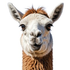 Fototapeta premium Friendly Alpaca Portrait