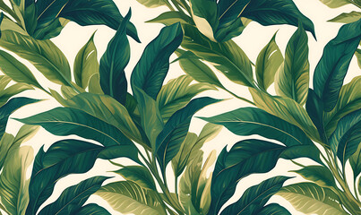 Creative 2D Doodle seamless pattern Floral or flower Illustrations