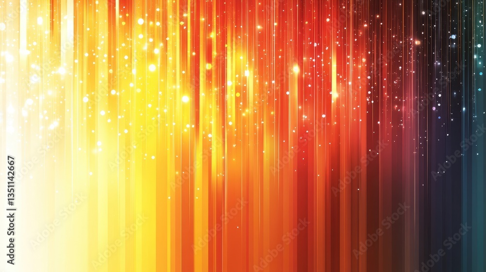 Poster abstract vibrant colorful vertical light streaks background. possible use website background, graphi