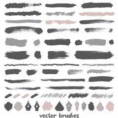 set of vintage hand drawn illustrations AI generative