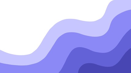 Layered purple wave gradient abstract background
