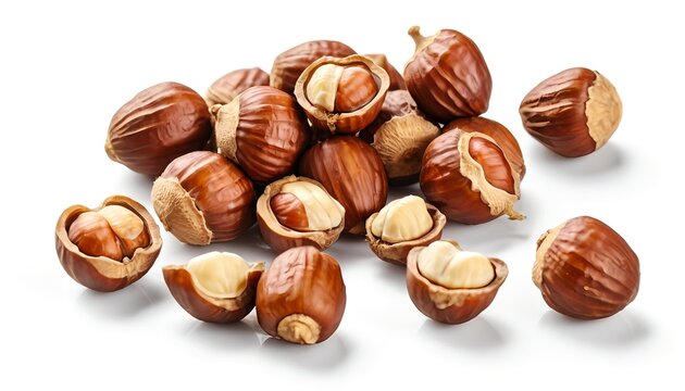 Pile of Hazelnuts