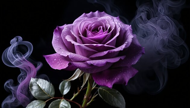 Purple Rose in Smoke