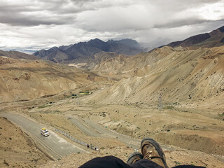 road in the mountains ladakh