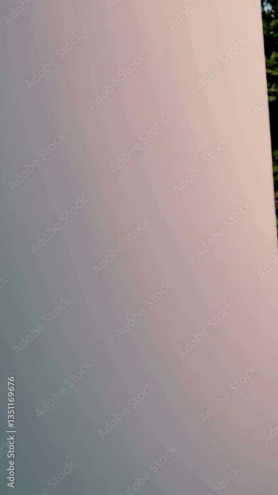 Poster abstract gradient colors shifting in vertical motion across smooth pastel background