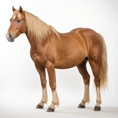Obraz premium Palomino Horse, Studio Shot