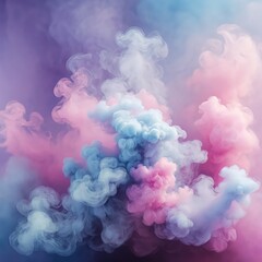 Fototapeta premium Abstract Pastel Smoke Clouds