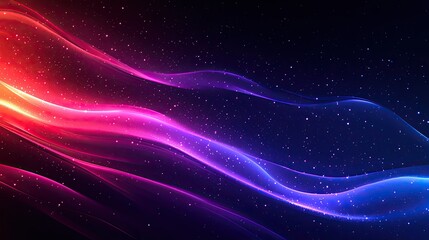 Fototapeta premium Abstract flowing light streaks. Colorful vibrant energy lines. Background. Stock photo