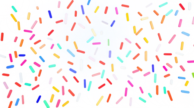 colorful short thick lines evenly scattered