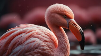 Close-up of a flamingo
