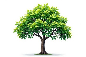 Single isolated tree branch on white background, whiteness, minimalism