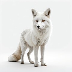 Majestic White Arctic Fox