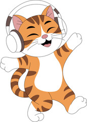 Cute dj Cat 