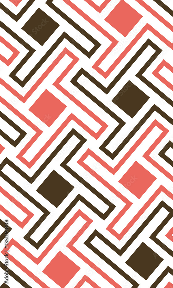Poster seamless abstract geometric pattern. vertical vector illustration. reflectarray antenna background.