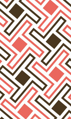 Seamless abstract geometric pattern. Vertical Vector Illustration. Reflectarray antenna background.